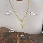 Cordão E Pulseira De Moeda Antiga Com Banho 24k Não Escurece+ (60cm) - Imagem 4