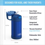 Garrafa Thermos Blue Funtainer 340 ml - Imagem 2