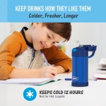 Garrafa Thermos Blue Funtainer 340 ml - Imagem 5