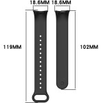 Pulseira de Silicone Cores Vivas Compatível com Xiaomi Band 8 - Imagem 4