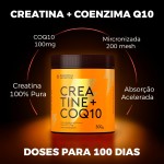 Creatina 100% Pura Micronizada e Coenzima Q10, Elemental Nutrition - 300g - Imagem 3