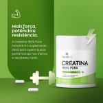 Creatina 100% Pura - Creatine Monohydrate 300g, Fortalvit - Imagem 3