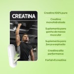 Creatina 100% Pura - Creatine Monohydrate 300g, Fortalvit - Imagem 4