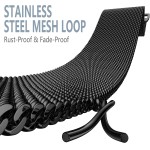 Pulseira de metal Zedoli compatível com Apple Watch séries 9, 8, 7, 6, 5, 4, 3, 2, 1 SE Ultra, 40 mm, 38 mm, 41 mm, 45 mm, 44 mm, 42 mm, 49 mm, masculina, feminina, magnética, malha milanesa, aço inóx - Imagem 3