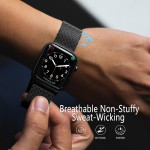 Pulseira de metal Zedoli compatível com Apple Watch séries 9, 8, 7, 6, 5, 4, 3, 2, 1 SE Ultra, 40 mm, 38 mm, 41 mm, 45 mm, 44 mm, 42 mm, 49 mm, masculina, feminina, magnética, malha milanesa, aço inóx - Imagem 6