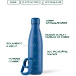 Garrafa Térmica Kouda 500ml Azul - Grey - Imagem 2
