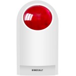 SINGCALL Kit de alarme de sirene estroboscópica de emergência remota à prova d'água ao ar livre alto pânico System de alerta sos para 1 sirene vermelha piscando 2 botões de chamada - Imagem 4