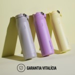 Stanley - Garrafa de Água Aerolight Flip Straw, Canudo Integrado, Abertura Grande, Aço Inoxidável Leve, 473ml Black - Imagem 8