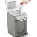 Purificador de Água Gelada Fria e Natural Elétrico Compacto Eletronico placa Electrolux Alerta troca de Filtro refil 12 meses ou 3000l Painel Touch Bivolt Prata PA26G - Imagem 4