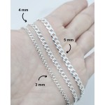Pulseira Masculina Grumet em Prata 925 Original 21cm - Imagem 2