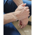 Pulseira Masculina Grumet em Prata 925 Original 21cm - Imagem 4