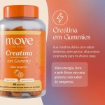 Creatina Gummy Monohidratada Move Skin Beauty Sabor Tangerina 60 Unidades - Imagem 8