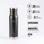 Stanley Garrafa Térmica Adventure 2.0 Matte Black | 1L - Imagem 4