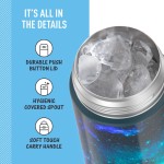 Garrafa térmica Thermos FUNtainer, 470 ml, Galaxy Teal - Imagem 4