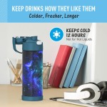 Garrafa térmica Thermos FUNtainer, 470 ml, Galaxy Teal - Imagem 5