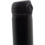 LYOR - Garrafa Térmica Dupla Parede de Aço Inox com Tampa Flip Preta 410ml - Imagem 5