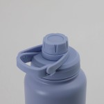 Garrafa Térmica INOX 1000ml – Parede Dupla a vácuo, Livre de BPA, Mantém 12h Quente / 24h Frio, Tampa Vedada Com Alça LILÁS - Imagem 4