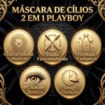 Máscara de Cílios Playboy 2 em 1 Extra Volume Hb84599 - Rímel para Volume e Definição de Longa Duração - Imagem 6