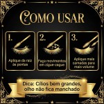 Máscara de Cílios Playboy 2 em 1 Extra Volume Hb84599 - Rímel para Volume e Definição de Longa Duração - Imagem 7