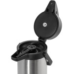 TERMOPRO Garrafa Térmica Aço Inox 3L com Pressão Termopro Ampola Inox Dupla Camada Mantém Bebidas Quentes por 9h e Frias por 20h Alça Retrátil e Base Giratória - Imagem 4