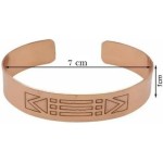 Pulseira De Cobre Luxor G - Proteção - Radiestesia Radionica - Imagem 3