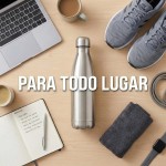 Garrafa Térmica Aço Inox 1 Litro | Isolamento a Vácuo de Dupla Camada, Alta Retenção Térmica | Tampa Rosqueável Anti Vazamento - Premium - Imagem 3