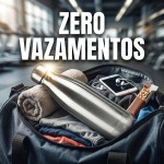 Garrafa Térmica Aço Inox 1 Litro | Isolamento a Vácuo de Dupla Camada, Alta Retenção Térmica | Tampa Rosqueável Anti Vazamento - Premium - Imagem 5