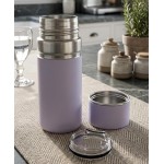 Garrafa Térmica 500 ml em Inox, Tampa Rosqueável com Vedação, Compacta para Academia Trabalho Viagem, Bebidas Quentes e Frias. (Azul Piscina) - Imagem 4