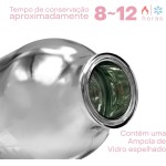 LYOR - Garrafa Térmica de Plástico com Cabo de Madeira Escandinávia Nude 1L - Mantém Bebida Quente ou Fria de 08-12 Horas - Imagem 6