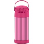 Thermos Garrafa infantil Carros Funtainer, aço inoxidável, 354 ml, rosa - Imagem 3