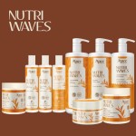 Kit Apse Apice Nutri Waves Shampoo E Condicionador Acidificante Capilar Curvaturas Vegano 300ml - Imagem 4