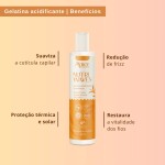 Kit 3 Gelatina Acidificante Capilar Apse Apice Nutri Waves Condicionante Modeladora Curvaturas 300ml - Imagem 4