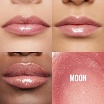 Maybelline NY Lip Lifter Gloss Brilho Labial com Ácido Hialurônico, Promove Lábios Volumosos, Hidratados e Cheios de Brilho, Aplicador XL para Make Glow, Cor Moon, 5.4ml - Imagem 3