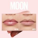 Maybelline NY Lip Lifter Gloss Brilho Labial com Ácido Hialurônico, Promove Lábios Volumosos, Hidratados e Cheios de Brilho, Aplicador XL para Make Glow, Cor Moon, 5.4ml - Imagem 4