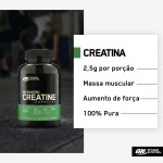 creatina Micronizada 3000mg 90 Cápsulas Optimum Nutriton - Imagem 2