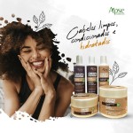 Apse Cosmetics, Kit Shampoo e Condicionador Acidificante Crespos 1 Litro Apse - Imagem 6