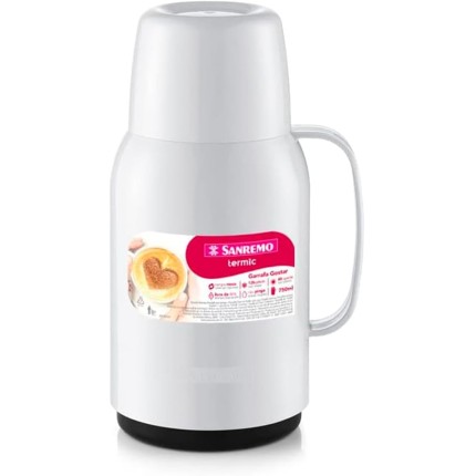 Sanremo - Garrafa Térmica Plástica Gostar de 750ml, Linha Termic
