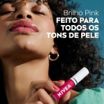 NIVEA Lip Oil Brilho Nutritivo Pink Rock 5,5ml, Hidratação Prolongada, Efeito Gloss, Para Todos os Tons de Pele - Imagem 4