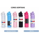 Garrafa de Água Térmica Inox 800ml Esportiva com Alça Parede, Dupla Isolada a Vácuo Antivazamento, Garrafinha, Academia, Fitness, Corrida, Esportes e Escritório - Aço Inox - Qualidade Premium - Imagem 7
