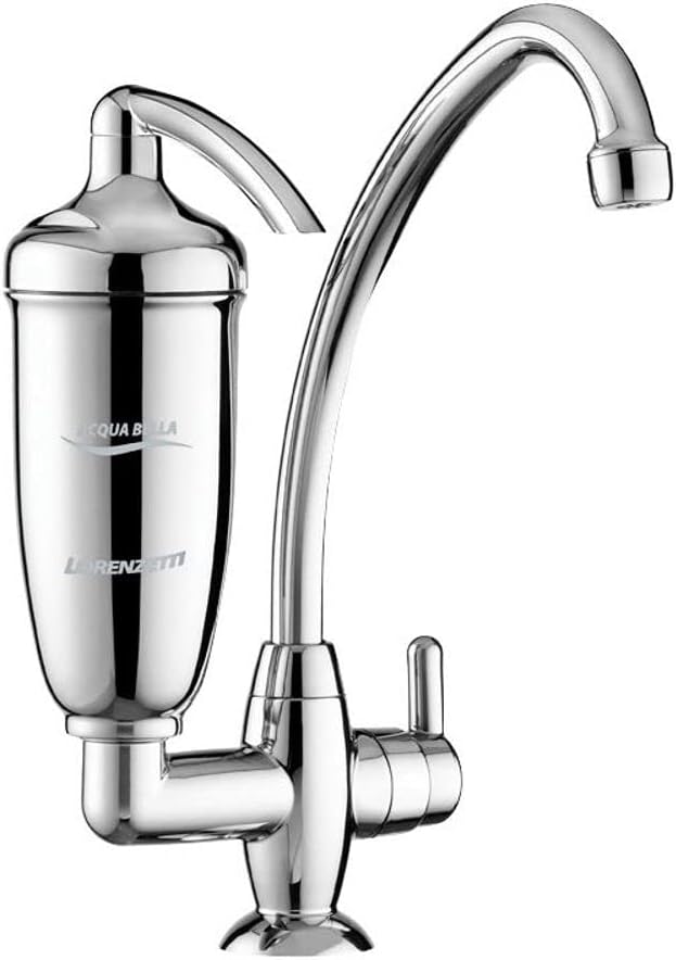 1776508022_Purificador-de-Agua-com-Torneira-de-Mesa-Acqua-Bella-LORENZETTI.jpg Purificador de Água com Torneira de Mesa Acqua Bella, LORENZETTI, 7411818, Cromado, Pequeno