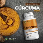 Cúrcuma 500 mg 120 Cápsulas Açafrão Tumérico Açafrão Índia - Imagem 3