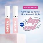 NIVEA Lip Oil Brilho Nutritivo Natural Glow 5,5ml, Hidratação Prolongada, Efeito Gloss, Para Todos os Tons de Pele - Imagem 8
