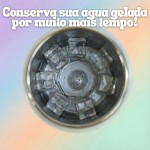 Garrafa Térmica 550ml com Efeito Holográfico e Dupla Saída de Água | Canudo Retátil e Bico, Tampa Antivazamento e Alça (Amarelo) - Imagem 7