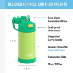 Thermos Frasco de 355 ml da Funtainer, Lim o/Laranja - Imagem 2