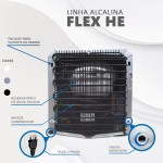 Filtro Super Água Alcalina Ionizada Gelada Flex He Top Life (Prata, 127V) - Imagem 7