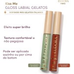 Eudora Kiss Me Gloss Labial Vanilla Caramel 7ml - Imagem 2