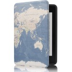 Capa Kindle 10a geração - WB Ultra Leve, Silicone FLexivel e Sensor Magnético - Mapa Mundi (Não Compatível com Paperwhite 10ª Geração) - Imagem 6