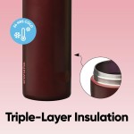 Owala FreeSip - Aço inoxidável - 680 g - Cereja vermelha preta - Imagem 5