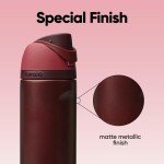 Owala FreeSip - Aço inoxidável - 680 g - Cereja vermelha preta - Imagem 6