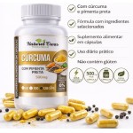 Cúrcuma Premium com Pimenta ​Ν​е​g​r​а 500mg 120 Cápsulas - Imagem 5
